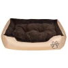 VidaXL Warmes Hundebett Mit Polsterkissen L