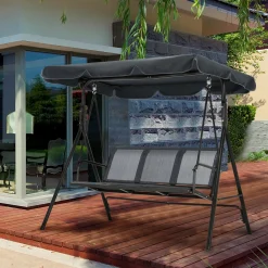 M MCombo 3-Sitzer Hollywoodschaukel Gartenschaukel Gartenliege Schaukelbank 8007 (Grau) 9 M MCombo 3-Sitzer Hollywoodschaukel Gartenschaukel Gartenliege Schaukelbank 8007 (Grau) -Garten- & Gewächshäuser Geschäft 07d5c56a3d8e4227935b25f9e1ceee04