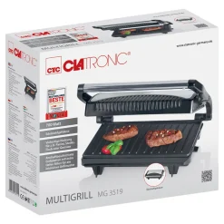 Clatronic Edelstahl Tischgrill Elektro-Grill Kontaktgrill MG 3519 -Garten- & Gewächshäuser Geschäft 07ec942079b1731e4165e58d96a83764