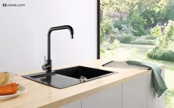 Homelody Küchenarmatur Schwarz Wasserhahn Küche 2 Strahlarten Spültischarmatur 360° Drehbar Einhebelmischer Hochdruck Spülbecken Armatur Mischbatterie Für Küchen, Schwarz 20 Homelody Küchenarmatur Schwarz Wasserhahn Küche 2 Strahlarten Spültischarmatur 360° Drehbar Einhebelmischer Hochdruck Spülbecken Armatur Mischbatterie Für Küchen, Schwarz -Garten- & Gewächshäuser Geschäft 08b0af8fe4141e28afe887f635309662