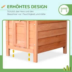 PawHut Kleintierstall Kleintierhaus Kleintierkafig Tierstall Mit Aufklappbares Asphaltdach Rampe Katzenhaus Tannenholz Natur+Grün 51 X 42 X 43 Cm 13 PawHut Kleintierstall Kleintierhaus Kleintierkafig Tierstall Mit Aufklappbares Asphaltdach Rampe Katzenhaus Tannenholz Natur+Grün 51 X 42 X 43 Cm -Garten- & Gewächshäuser Geschäft 08f4125670746dd04296abbb96388ed6