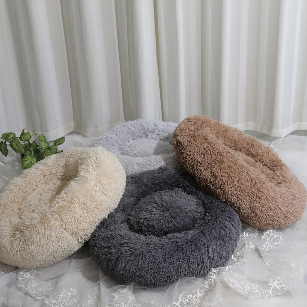 Amazinggirl Hundebett Kleine Hunde Oder Katzenbett Flauschig ∅ 60 Cm - Hundekissen Runder Hundekorb Katzenkorb Katzenkissen Dunkelgrau 3 Amazinggirl Hundebett Kleine Hunde Oder Katzenbett Flauschig ∅ 60 Cm - Hundekissen Runder Hundekorb Katzenkorb Katzenkissen Dunkelgrau – Bild 3