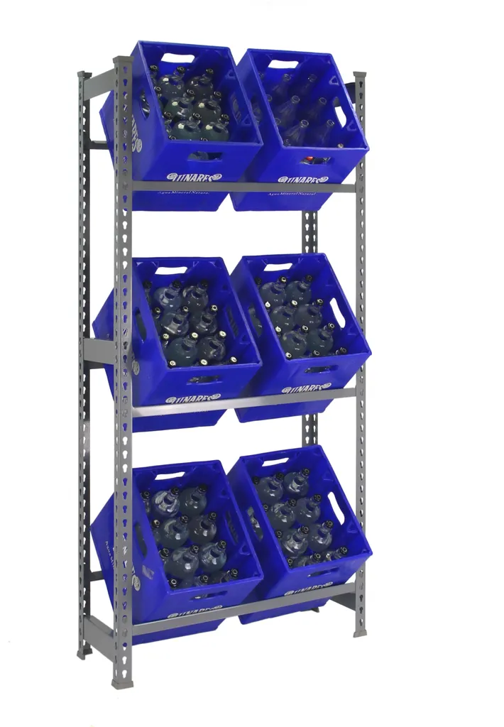 Simonrack Kit Simonbottle 3-1800X800X300 Grau 2 Simonrack Kit Simonbottle 3-1800X800X300 Grau – Bild 2