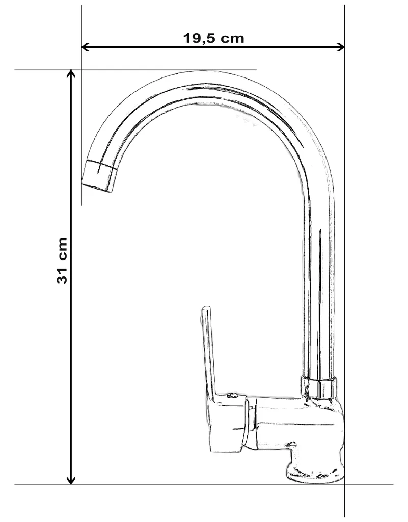 Keton Design Edelstahl Küchen Armatur Delta 6 Keton Design Edelstahl Küchen Armatur Delta – Bild 6