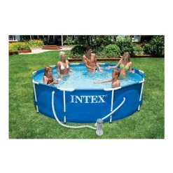 INTEX Frame Pool - Set Rondo Ø 305 X 76cm, Farbe: Blau; 128202NP -Garten- & Gewächshäuser Geschäft 09c6aa9802df2f13aa5fedd305a14347