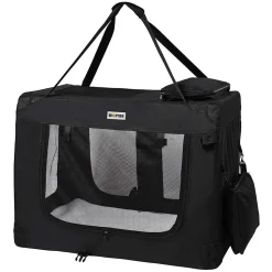 Mucola Hundebox L - 70 X 50 X 52 Cm Transportbox Hundetransportbox Faltbar Katzentransportbox Hundetasche