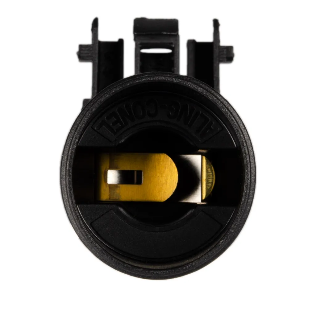 Aling-Conel E14 Lampenfassung (PBT), Gewindefassung Mit Halterung, Sockel Mit Einbuchtung Für M4 Schraube Schwarz 6 Aling-Conel E14 Lampenfassung (PBT), Gewindefassung Mit Halterung, Sockel Mit Einbuchtung Für M4 Schraube Schwarz – Bild 6