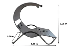 Westerholt 2346 Relax Doppelliege Liege Gartenliege Mit Sonnendach -Garten- & Gewächshäuser Geschäft 0a2316f99b128855a440a6aae622a97c