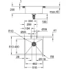 GROHE Grohe Einbauspüle K800 518x510mm Edelstahl
