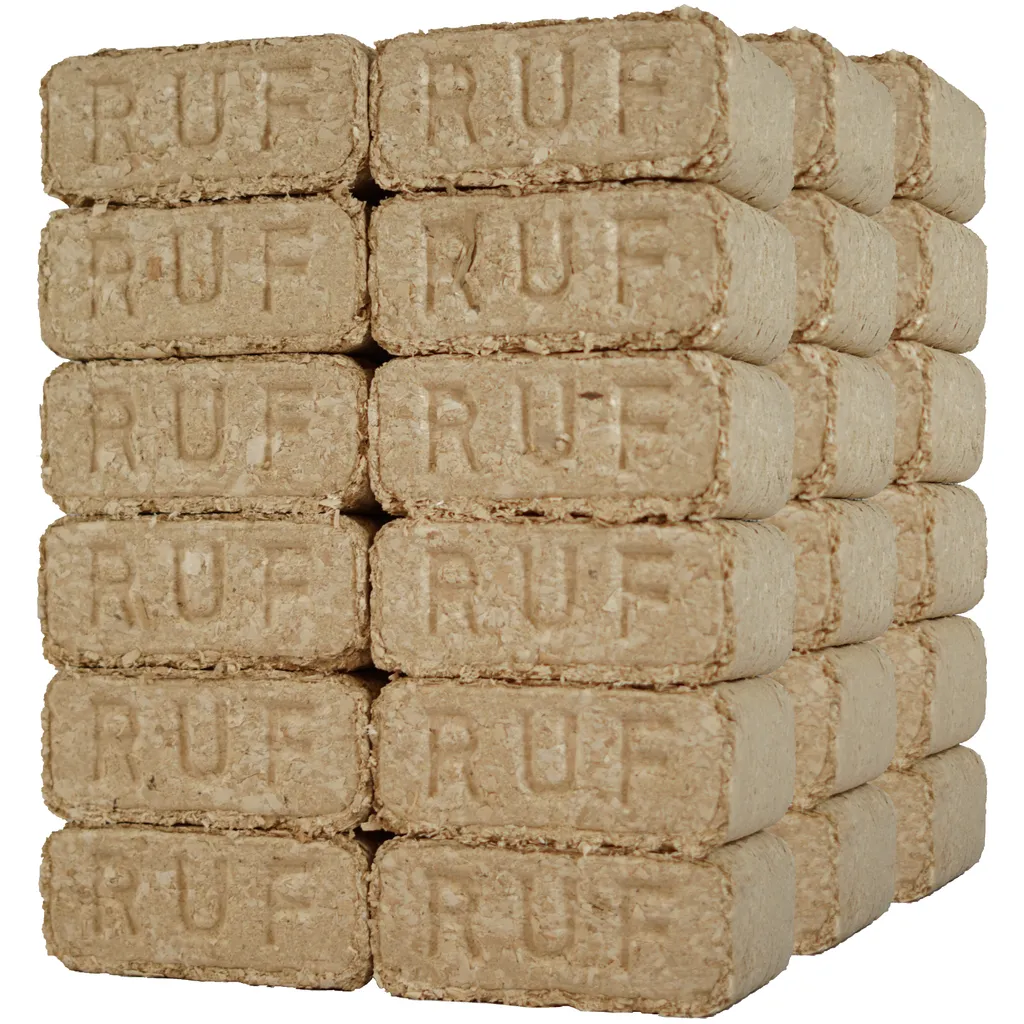 Briketts.k 300kg Holz Briketts RUF Form Buche & Eiche Hartholz Für Ofen & Kamin - 30 X 10kg 2 Briketts.k 300kg Holz Briketts RUF Form Buche & Eiche Hartholz Für Ofen & Kamin - 30 X 10kg – Bild 2