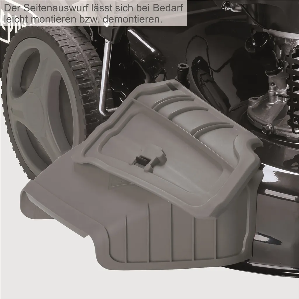 Scheppach MS197-51B Black Benzin Rasenmäher Trike Mit Radantrieb | 5,2PS | 4-Takt Motor 200ccm | 51cm Schnittbreite | 65L Fangkorb | Stahlgehäuse | 7-Fach Schnitthöhenverstellung 25-75mm 6 Scheppach MS197-51B Black Benzin Rasenmäher Trike Mit Radantrieb | 5,2PS | 4-Takt Motor 200ccm | 51cm Schnittbreite | 65L Fangkorb | Stahlgehäuse | 7-Fach Schnitthöhenverstellung 25-75mm – Bild 6