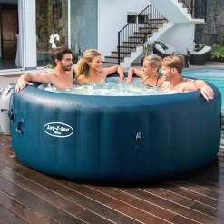 Bestway Lay-Z-Spa™ Milan AirJet Plus™ Rund, 196 X 71 Cm Mit App-Steuerung -Garten- & Gewächshäuser Geschäft 0abaf86faf319d9b1e82f728a99e6d57 1