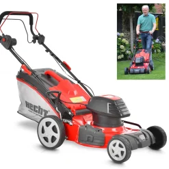 Hecht Elektro Rasenmäher Mit Radantrieb Elektromäher Mulchfunktion 46cm Schnittbreite 1800 Watt 60 Liter Fangkorb