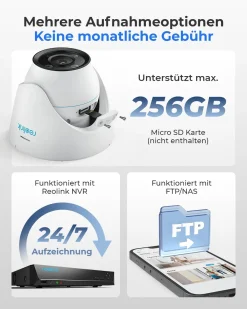 Reolink 4K PoE Überwachungskamera Aussen Mit Spotlight, 3X Optischer Zoom PoE IP Outdoor Kamera, Smarte Bewegungserkennung, Human/Auto/Tier-Erkennung, 2-Wege-Audio, Zeitraffer, RLC-833A -Garten- & Gewächshäuser Geschäft 0b06d04b8ec0303d686feff801442df6