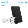 Reolink Akku/Solar 3G/4G LTE 4MP Kabellos IP Überwachungskamera Aussen Mit Smarter Personen-/Autoerkennung, SIM-Kartenslot, IR-Nachtsicht, Cloud/SD Storage, Go Plus+Solarpanel