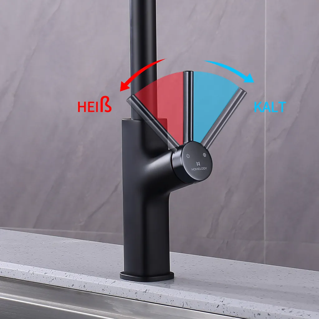 Homelody 2 Modi Brausekopf Und Griff Küchenarmatur Pull Out Küchenarmaturen Ersatz Brausekopf Geschirrbrause Handbrause Küche Schwarz Brausekopf-Griff-Set Schwarz 3 Homelody 2 Modi Brausekopf Und Griff Küchenarmatur Pull Out Küchenarmaturen Ersatz Brausekopf Geschirrbrause Handbrause Küche Schwarz Brausekopf-Griff-Set Schwarz – Bild 3