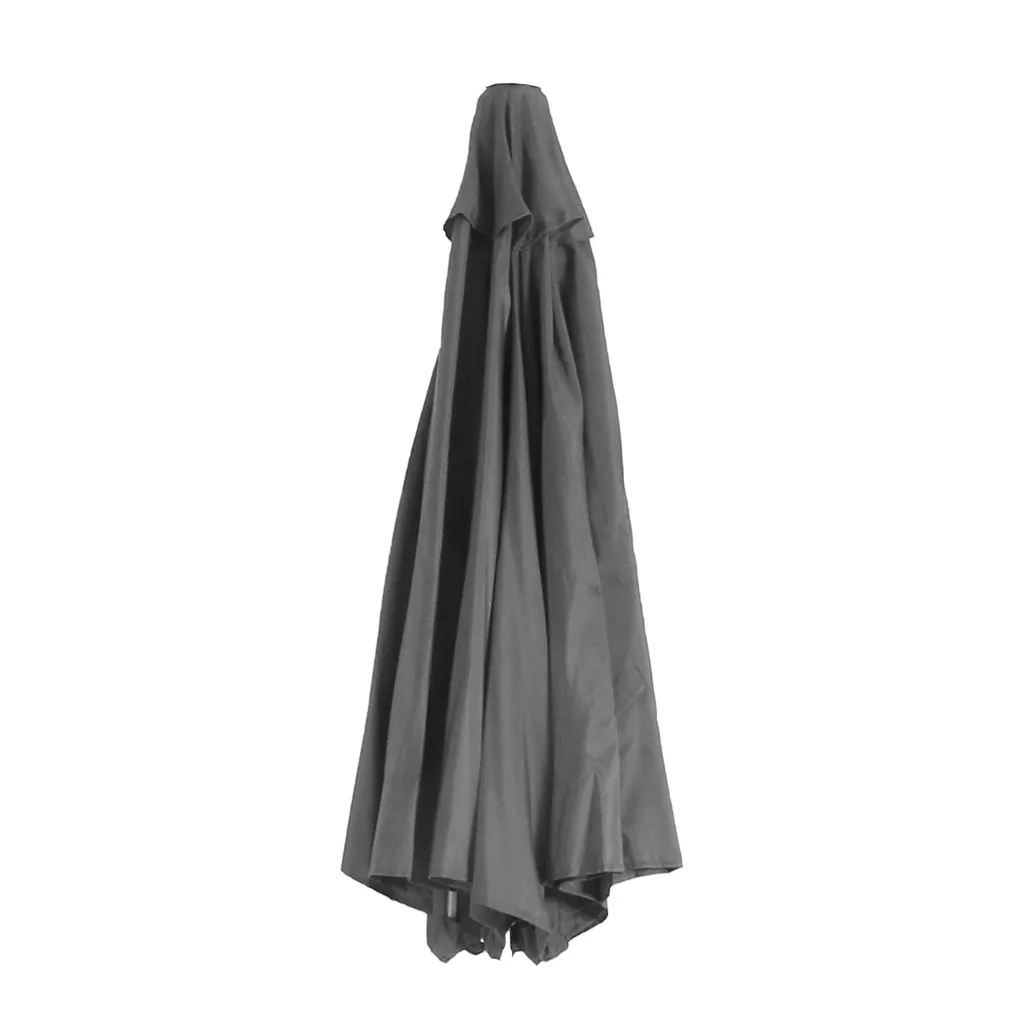 Mendler Ersatz-Bezug Für Sonnenschirm N19, Sonnenschirmbezug Ersatzbezug, Ø 3m Stoff/Textil 5kg Anthrazit 3 Mendler Ersatz-Bezug Für Sonnenschirm N19, Sonnenschirmbezug Ersatzbezug, Ø 3m Stoff/Textil 5kg Anthrazit – Bild 3