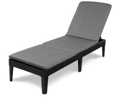 ALLIBERT By KETER Allibert Sunlounger Liege Jaipur Inkl. Auflage, Farbe Graphit/Grau -Garten- & Gewächshäuser Geschäft 0bb6c6c19b542ff277005cc488cb88be