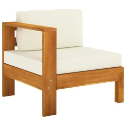 VidaXL 7-tlg. Garten-Lounge-Set Mit Creme Auflagen Massivholz Akazie -Garten- & Gewächshäuser Geschäft 0bd9cf000e42b786e13104ae330d4a0f
