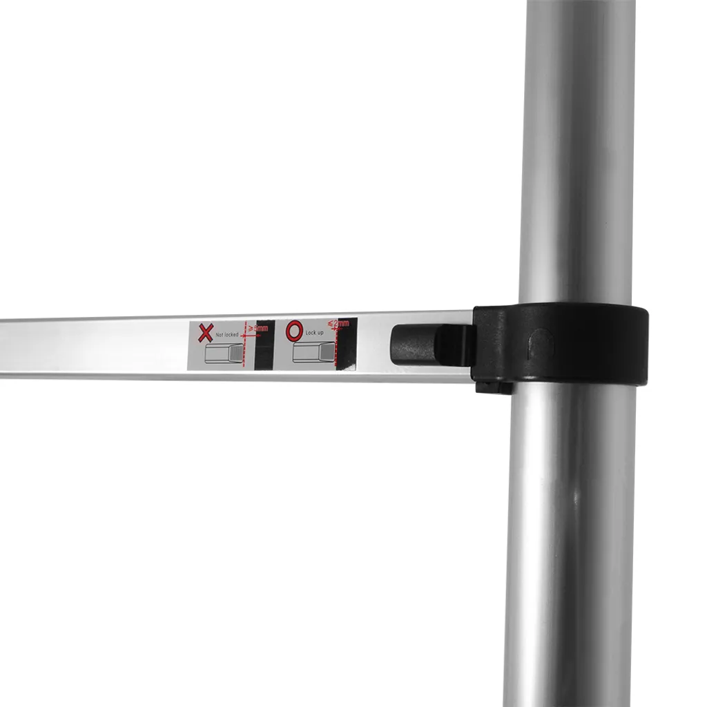 OneTwoFit 3.2M Teleskopleiter Tragbar,Ausziehleiter Aluminium, Leiter Teleskop, Aluminiumleiter Ausziehbar,Multifunktionsleiter, Maximale Belastung 150 Kg AB049 3 OneTwoFit 3.2M Teleskopleiter Tragbar,Ausziehleiter Aluminium, Leiter Teleskop, Aluminiumleiter Ausziehbar,Multifunktionsleiter, Maximale Belastung 150 Kg AB049 – Bild 3