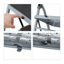 Relaxdays Graue Trittleiter Mit 4 Stufen -Garten- & Gewächshäuser Geschäft 0c06a1a720783865053a18a67d7e781b