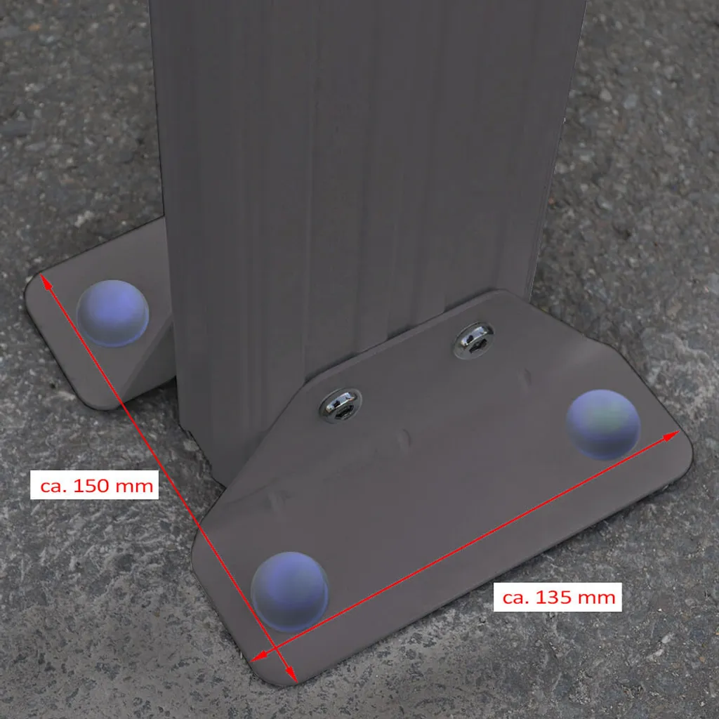 Home Deluxe Terrassenüberdachung 495 X 303 X 226 / 278 Cm (Grau) 6 Home Deluxe Terrassenüberdachung 495 X 303 X 226 / 278 Cm (Grau) – Bild 6