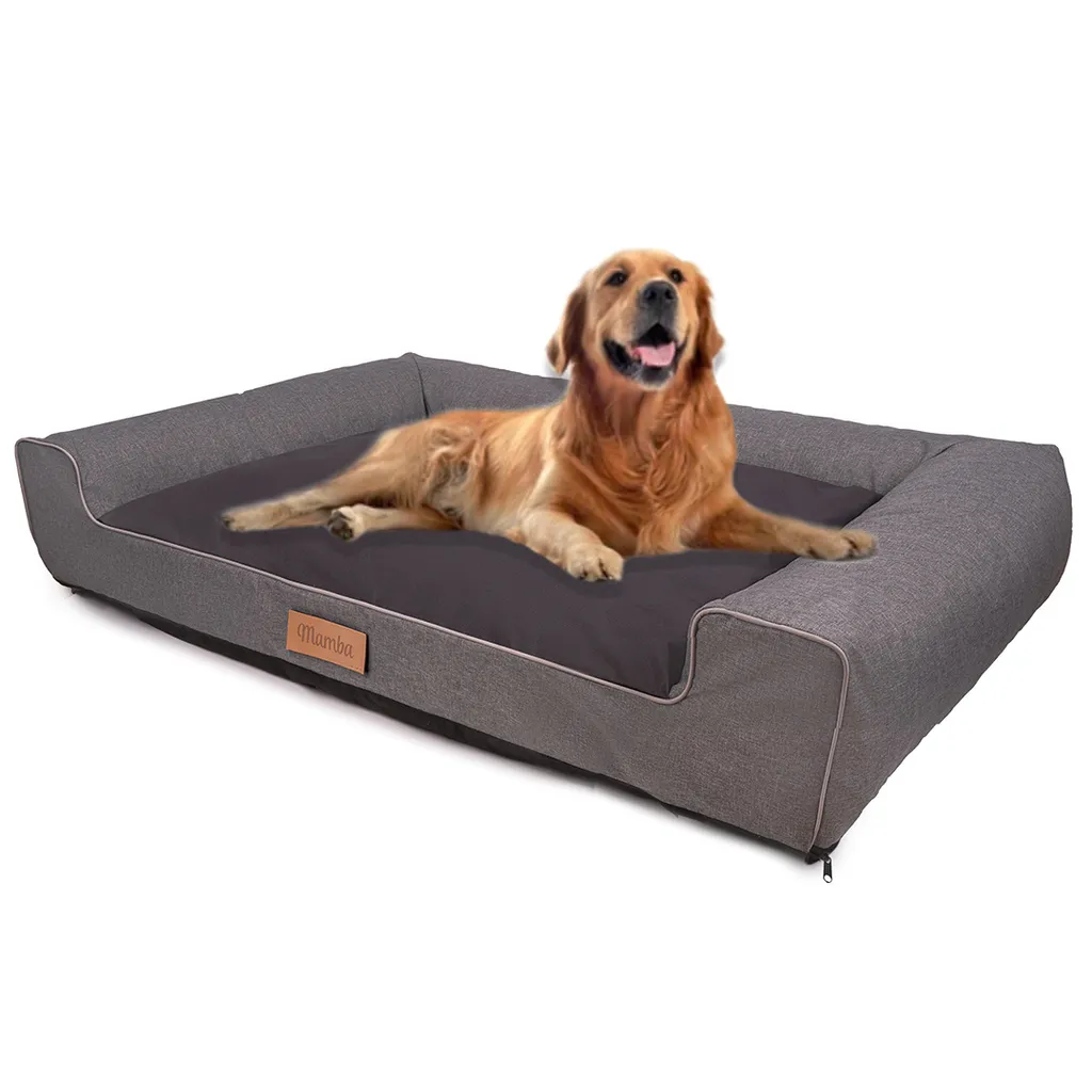 Petsen Großes Hundebett - Extra Großes Hundebett - Farbe Grau - Größe XXL - 118x78 Cm 1 Petsen Großes Hundebett - Extra Großes Hundebett - Farbe Grau - Größe XXL - 118x78 Cm