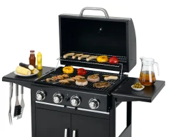 Tepro Gasgrill "Richfield" 4 Edelstahlbrenner Je 3 KW; 3153 -Garten- & Gewächshäuser Geschäft 0c477371ff1cd9b4972eb14b17b648c4