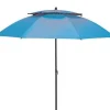 Derby By Doppler Derby Sonnenschirm / Strandschirm Windprofi 200cm Des. 821 Blau