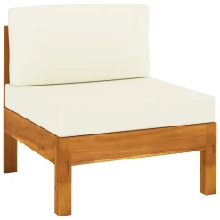 VidaXL 7-tlg. Garten-Lounge-Set Mit Creme Auflagen Massivholz Akazie -Garten- & Gewächshäuser Geschäft 0c6827b7586fa8ef8cea0ab322257e9f