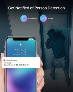 ZOSI 2K Überwachungskamera Set Aussen WLAN, 8CH 5MP NVR Mit 2TB Festplatte Und 8X 3MP IP Kamera, 100ft Nachtsicht, H.265+ Videokomprimierung -Garten- & Gewächshäuser Geschäft 0c6bfe867af125c0ab985a64dfb60c79 2