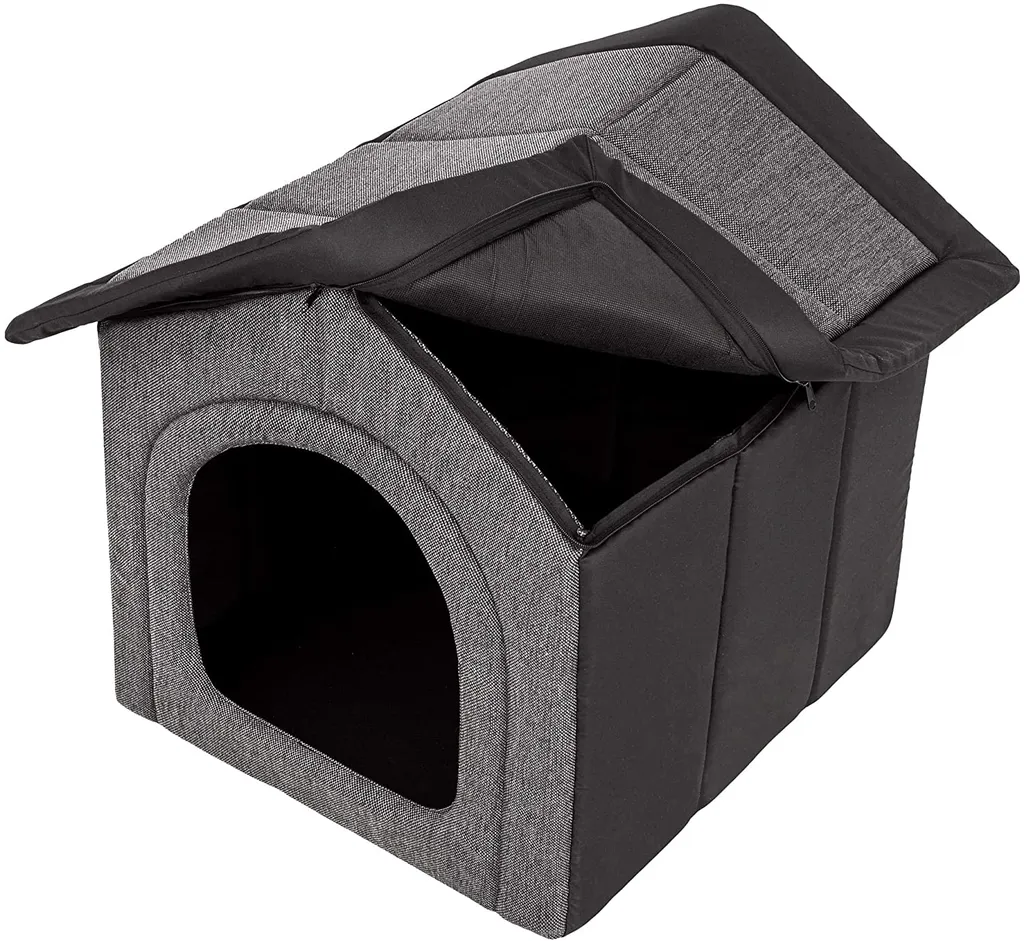 Hobbydog Hundehaus Hundehütte Schlafplatz Beruigungsplatz Beruigungshöhle Graphit Schwarz R3: 52 X 46 X 53 Cm 4 Hobbydog Hundehaus Hundehütte Schlafplatz Beruigungsplatz Beruigungshöhle Graphit Schwarz R3: 52 X 46 X 53 Cm – Bild 4