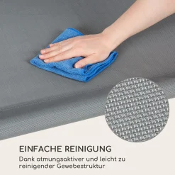 Blumfeldt Palermo - Doppel-Schaukel-Liege, Gartenliege, Stahlrahmen, Sonnendach: 200 X 144 Cm (BxT), Liegefläche: 130 X 207 Cm (BxT), Einfacher Aufbau, 2 Höhenverstellbare Kopfkissen, Grau -Garten- & Gewächshäuser Geschäft 0cb5ac2e318faa04245a274e0f8e6540