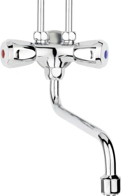 Thermoflow Spültischarmatur Armatur Qmix10 Niederdruck, 2-Griff