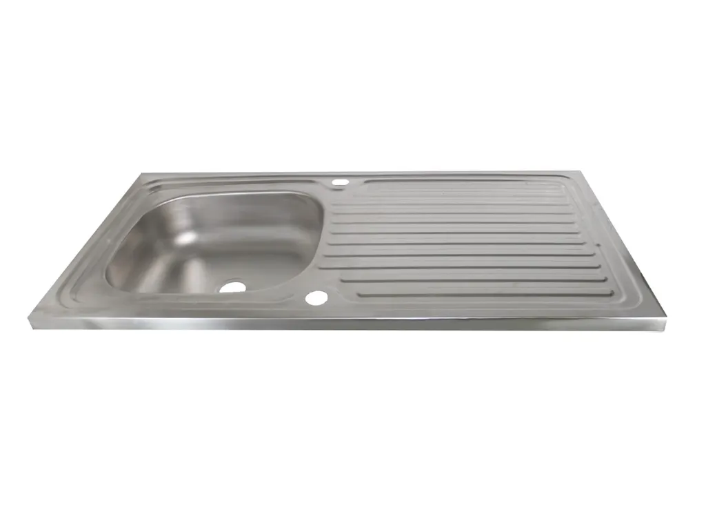 Keton Edelstahl Aufsatzspüle 100x50cm Küchenspüle Spüle Reversible+Abtropffläche 3 Keton Edelstahl Aufsatzspüle 100x50cm Küchenspüle Spüle Reversible+Abtropffläche – Bild 3