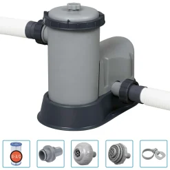 Bestway Power Steel™ Frame Pool Komplett-Set, Eckig, Mit Filterpumpe, Sicherheitsleiter & Abdeckplane 549 X 274 X 122 Cm, Schwimmbecken, Schwimmen, Pools -Garten- & Gewächshäuser Geschäft 0d23c5ee5d405bb0b686d4c5b286b450