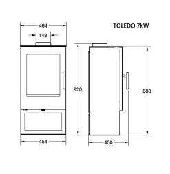 EEK A+ Kaminofen Victoria Toledo Schwarz - 7kW, Raumluftunabhängig 9 EEK A+ Kaminofen Victoria Toledo Schwarz - 7kW, Raumluftunabhängig -Garten- & Gewächshäuser Geschäft 0d32baf3773cc8120cf8f788169432db