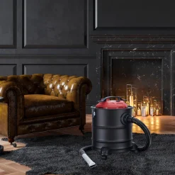 AREBOS Aschesauger 1200W | 20L | Mit 3 Rollen | Inkl. HEPA Filter | Schwarz/Rot -Garten- & Gewächshäuser Geschäft 0d6e449400ec55d3cbd66f6fb3ed77e8