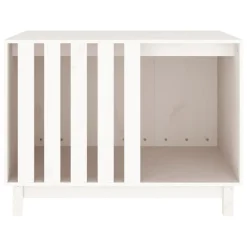 VidaXL Hundehütte Weiß 90x60x67 Cm Massivholz Kiefer -Garten- & Gewächshäuser Geschäft 0d98f95442356a98a68927b6b1e5ec60