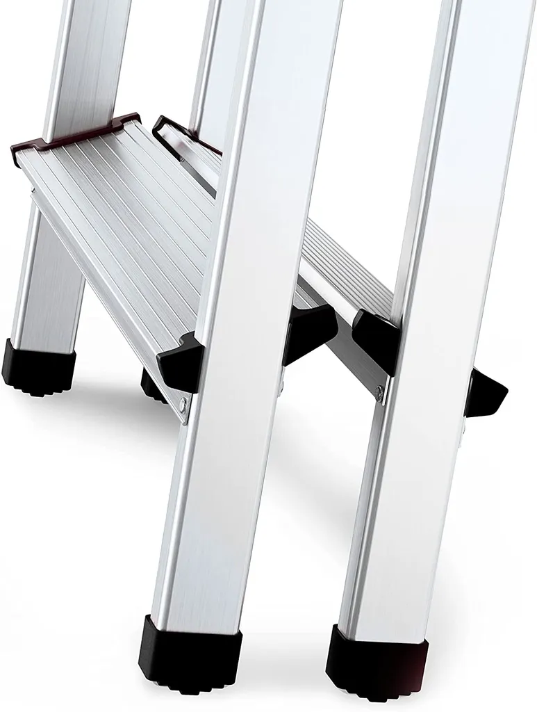 Venta-gr Doppelseitige Leiter, Alu, 4 Stufen, Belastbar Bis 125 Kg 6 Venta-gr Doppelseitige Leiter, Alu, 4 Stufen, Belastbar Bis 125 Kg – Bild 6