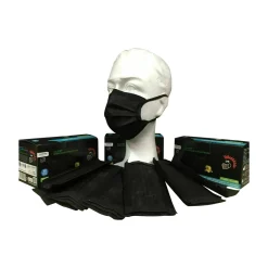 BelEmsa LLC Medizinische OP Masken | Typ 2R | Mundschutz | 3-lagig | Einweg | Schwarz 100