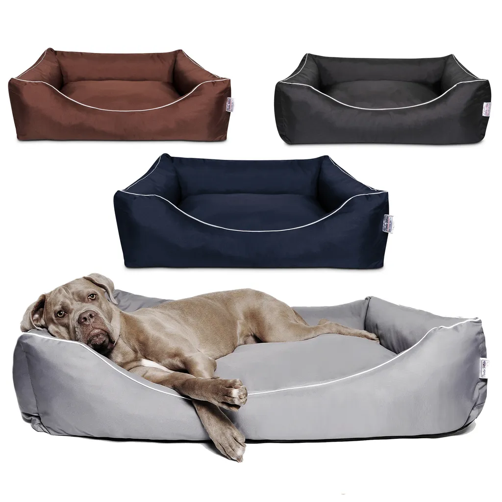 Tante Hilde Aus Liebe Zum Tier. Tante Hilde Hundebett Norderney | Waschbar Und Robust| Farb Und Größenauswahl| XXL 100 X 80 Cm Grau 1 Tante Hilde Aus Liebe Zum Tier. Tante Hilde Hundebett Norderney | Waschbar Und Robust| Farb Und Größenauswahl| XXL 100 X 80 Cm Grau