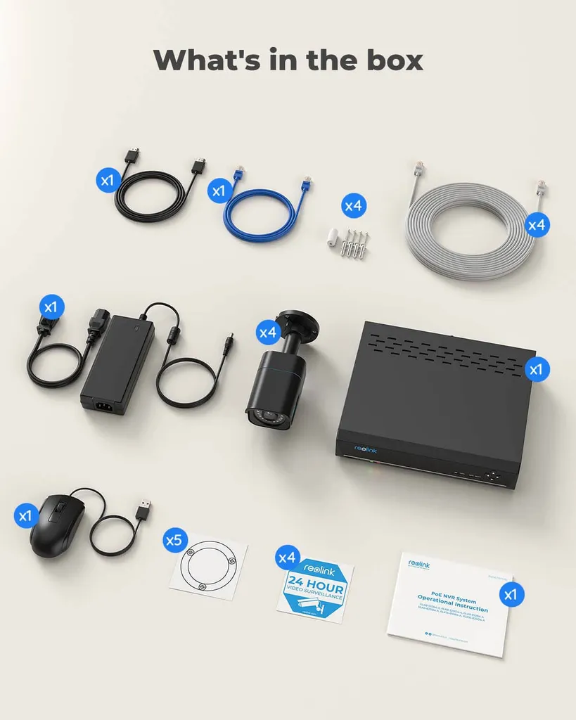 Reolink RLK8-810B4-A-B, 8MP PoE LAN IP-Überwachungskamera-Set 8-Kanal Mit 4 Kameras 2TB HDD, Intelligente Personen-/Fahrzeugerkennungfür 24/7 Überwachung 12 Reolink RLK8-810B4-A-B, 8MP PoE LAN IP-Überwachungskamera-Set 8-Kanal Mit 4 Kameras 2TB HDD, Intelligente Personen-/Fahrzeugerkennungfür 24/7 Überwachung – Bild 12