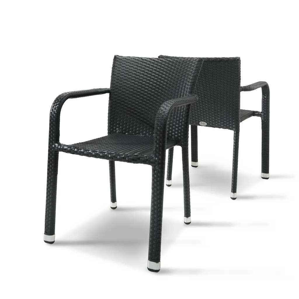 Destiny 2er Set Carlos Stapelsessel Geflechtsessel Sessel Polyrattan Stuhl 1 Destiny 2er Set Carlos Stapelsessel Geflechtsessel Sessel Polyrattan Stuhl