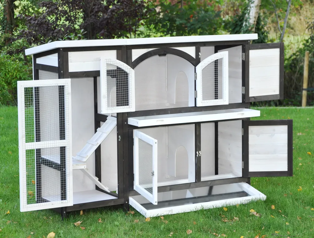 Nanook Kleintierstall Jumbo Braun 145 X 48 X 109 Cm 3 Nanook Kleintierstall Jumbo Braun 145 X 48 X 109 Cm – Bild 3