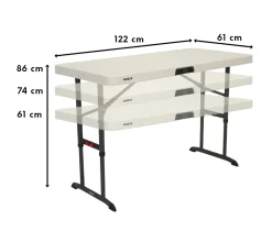 Lifetime Kunststoff Klapptisch Camping Grau 122x61x86 Cm -Garten- & Gewächshäuser Geschäft 0ea52b9f150167bada1a551c2a478e89