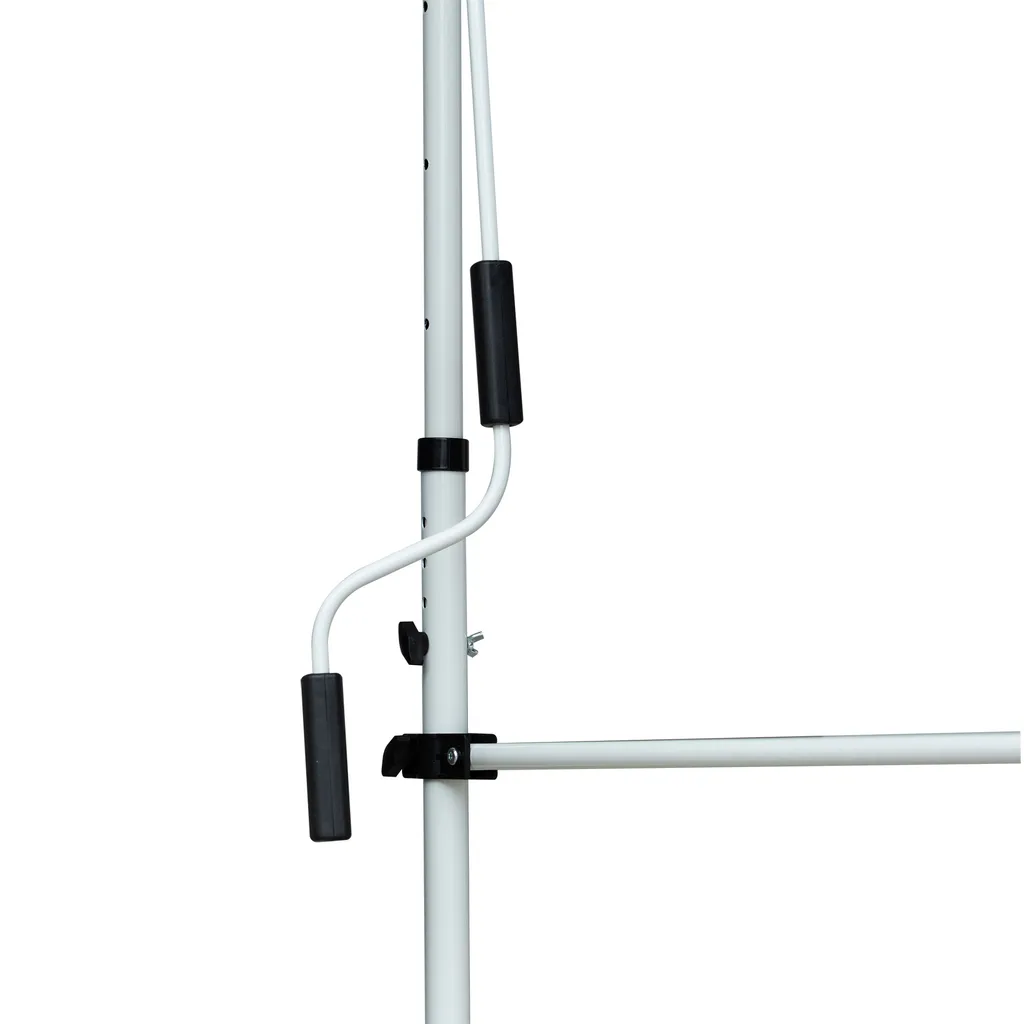 Outsunny Markise Klemmmarkise Sonnenschutz Faltarm Handkurbel Balkon Alu Cremeweiß 3x1,2cm 7 Outsunny Markise Klemmmarkise Sonnenschutz Faltarm Handkurbel Balkon Alu Cremeweiß 3x1,2cm – Bild 7