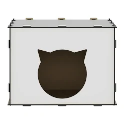 En.casa Katzenhaus Elba Für Indoor-Katzen Katzenhöhle Aus MDF 30 X 40 X 35 Cm Rückzugsort Versteck Für Katzen Und Kleintiere Weiß -Garten- & Gewächshäuser Geschäft 0ec190b1d0f5328fed9d33ceb8686822