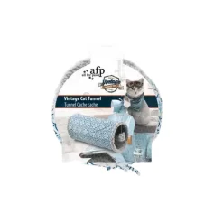 All For Paws Katzentunnel Rascheltunnel Vintage Pet - Vintage-Cat 48,5 X 24 X 24 Cm Grau -Garten- & Gewächshäuser Geschäft 0eebd0687e30052934fea3d2939966e4