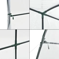 En.casa Wand-Gewächshaus Juta 100x200x215cm Foliengewächshaus Treibhaus PVC Folie Transparent -Garten- & Gewächshäuser Geschäft 0eebedbdc131c2bf197f4c18a9aaa7b8